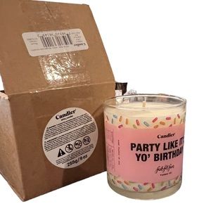 NEW in Box scented birthday cake candle